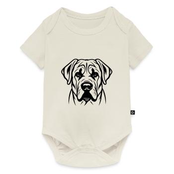Tête de chien Kangal - Body à manches courtes Premium Bébé - blanc cassé - Devant