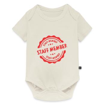 Timbre du personnel - Body à manches courtes Premium Bébé - blanc cassé - Devant