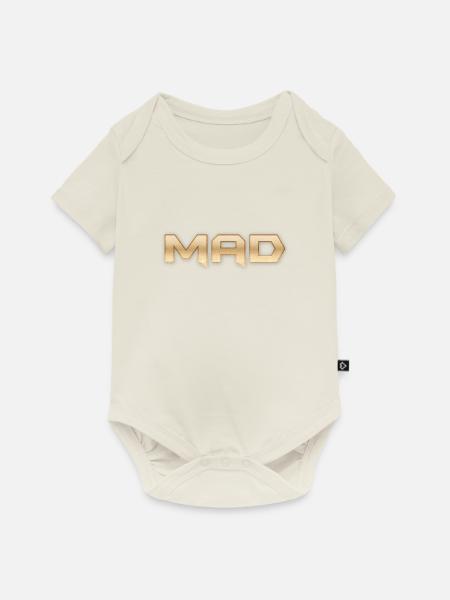 Mad - Baby Premium Kurzarmbody - Naturweiß