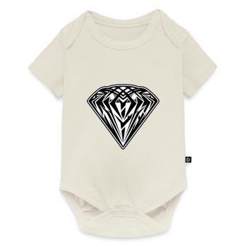 Diamond Symbol Icon - Baby Premium short-sleeve bodysuit - off white - Front