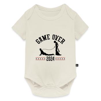 Game Over 2024 Hochzeit - Baby Premium Kurzarmbody - Naturweiß - Vorne