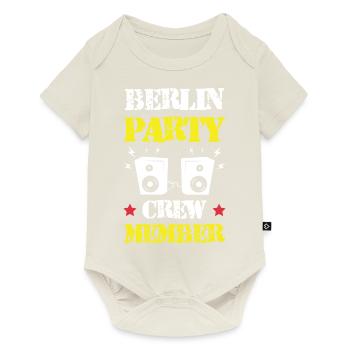 Berlin Party Crew - Body à manches courtes Premium Bébé - blanc cassé - Devant