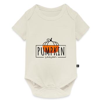 pumpkin season - Baby Premium short-sleeve bodysuit - off white - Front