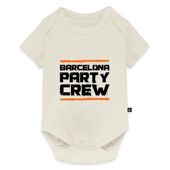 L’équipe de la fête de Barcelone - Body à manches courtes Premium Bébé - blanc cassé - Devant