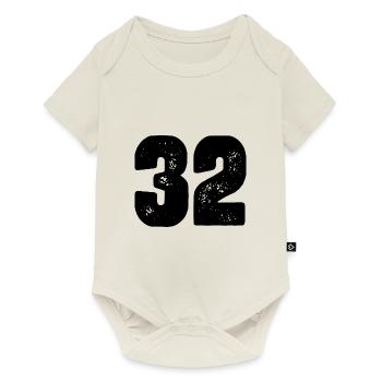 32 number jersey - Baby Premium short-sleeve bodysuit - off white - Front
