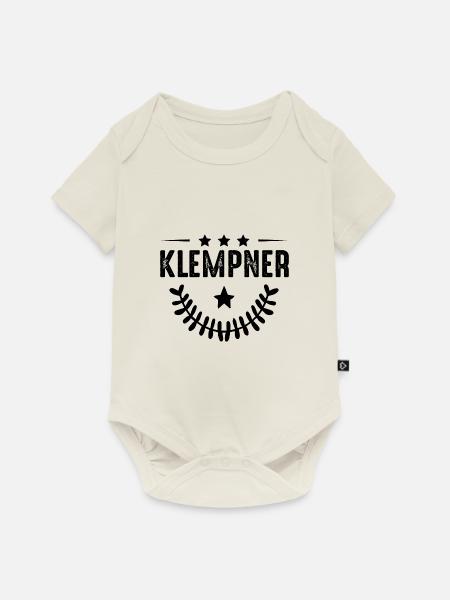 Klempner Beruf - Baby Premium Kurzarmbody - Naturweiß