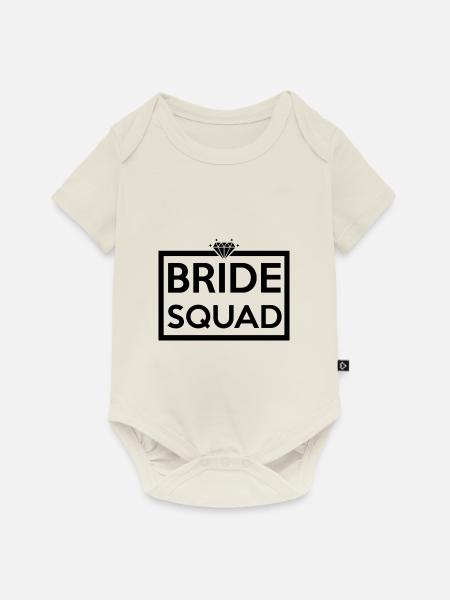Bride Squad - Baby Premium Kurzarmbody - Naturweiß