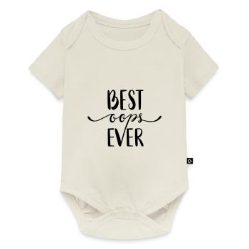 Best oops ever Bestes Geschenk Sprüche Baby Kinder - Baby Premium Kurzarmbody - Naturweiß - Vorne