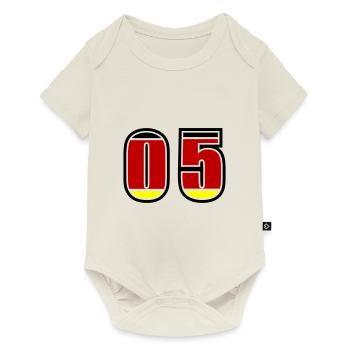 Maillot Allemagne numéro 5 - Body à manches courtes Premium Bébé - blanc cassé - Devant