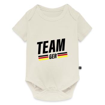 Équipe d’Allemagne - Body à manches courtes Premium Bébé - blanc cassé - Devant