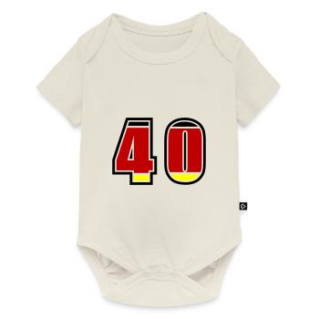 Maillot Allemagne numéro 40 - Body à manches courtes Premium Bébé - blanc cassé - Devant