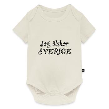 J’adore la Suède - Body à manches courtes Premium Bébé - blanc cassé - Devant