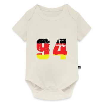 94 Numéro Allemagne Jersey - Body à manches courtes Premium Bébé - blanc cassé - Devant