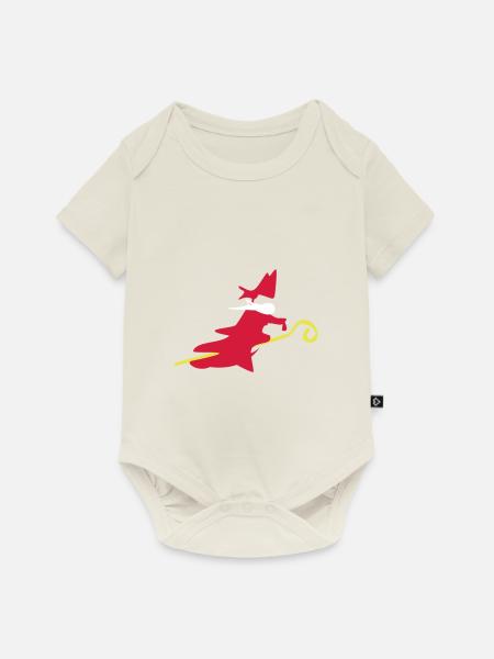 Sinterklaas - Baby Premium Kurzarmbody - Naturweiß
