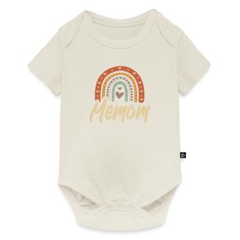 Memom Rainbow Funny Grandma - Baby Premium short-sleeve bodysuit - off white - Front