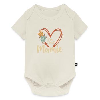Je suis cette mamie drôle mère grand-mère - Body à manches courtes Premium Bébé - blanc cassé - Devant