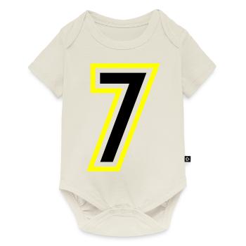 7 Number College - Baby Premium short-sleeve bodysuit - off white - Front