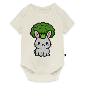 Bro-Bunny - Baby Premium Kurzarmbody - Naturweiß - Vorne