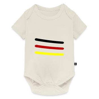 Ligne Allemagne - Body à manches courtes Premium Bébé - blanc cassé - Devant