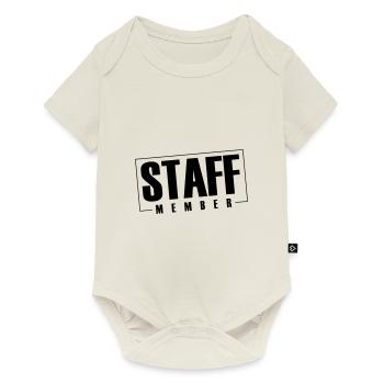 Membres du personnel - Body à manches courtes Premium Bébé - blanc cassé - Devant