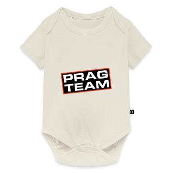 Prag Team - Baby Premium Kurzarmbody - Naturweiß - Vorne