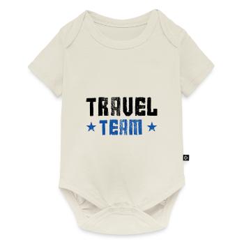Travel Team - Baby Premium Kurzarmbody - Naturweiß - Vorne