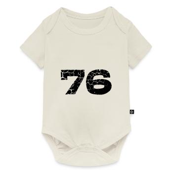 76 number jersey - Baby Premium short-sleeve bodysuit - off white - Front