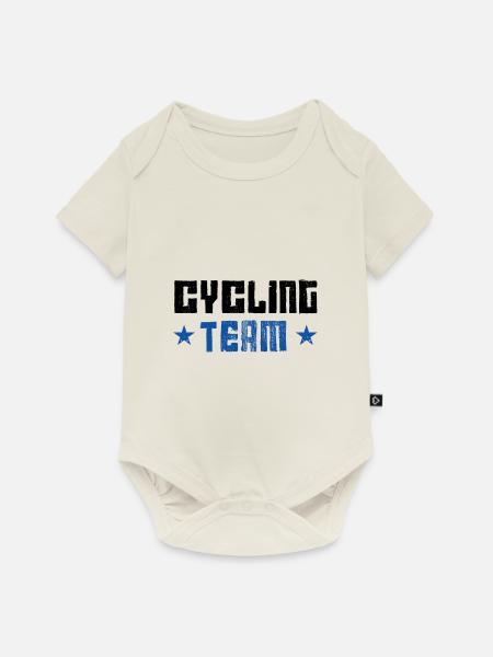 Cycling Team - Baby Premium Kurzarmbody - Naturweiß