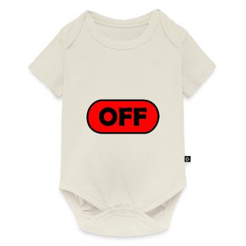 Off Design - Baby Premium Kurzarmbody - Naturweiß - Vorne