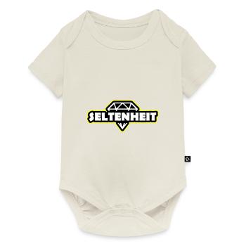 Seltenheit Diamant Spruch Motto - Baby Premium Kurzarmbody - Naturweiß - Vorne