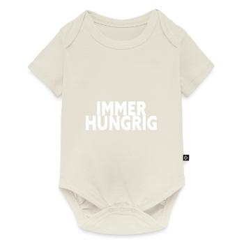 Immer Hungrig - Baby Premium Kurzarmbody - Naturweiß - Vorne