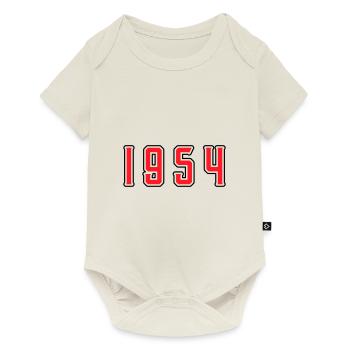 1954 year birthday - Baby Premium short-sleeve bodysuit - off white - Front