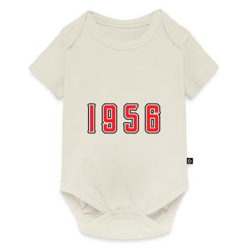 1956 year birthday - Baby Premium short-sleeve bodysuit - off white - Front