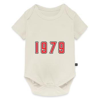 1979 anniversaire - Body à manches courtes Premium Bébé - blanc cassé - Devant