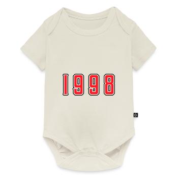 1998 year birthday - Baby Premium short-sleeve bodysuit - off white - Front
