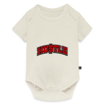 Hustle Dire Hustlin - Body à manches courtes Premium Bébé - blanc cassé - Devant