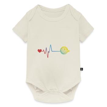 Fléchettes Sport Pulse Heartbeat - Body à manches courtes Premium Bébé - blanc cassé - Devant