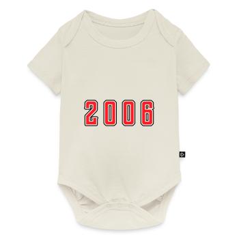 2006 year birthday - Baby Premium short-sleeve bodysuit - off white - Front