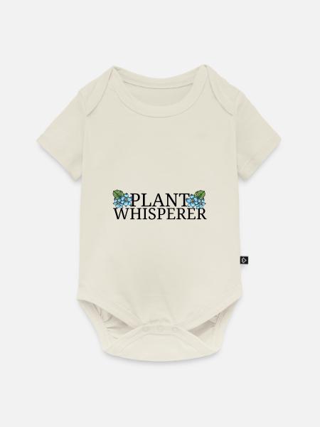 Pflanzen - Baby Premium Kurzarmbody - Naturweiß