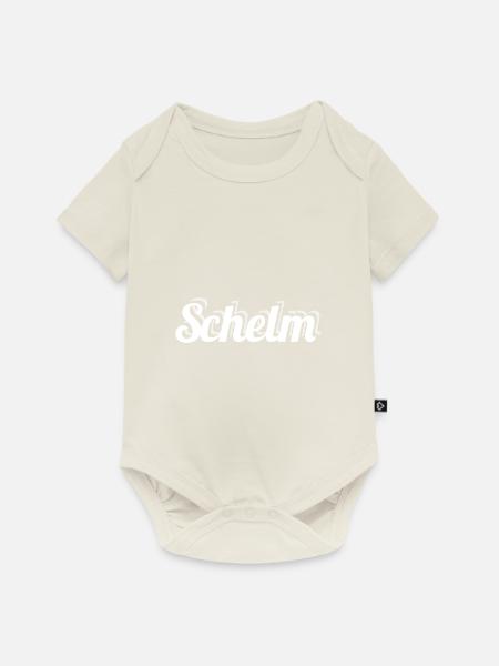 Schelm - Baby Premium Kurzarmbody - Naturweiß