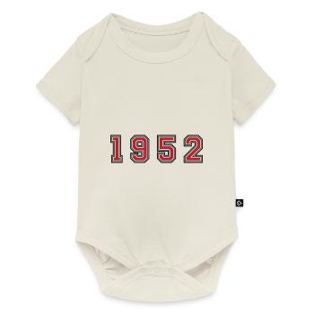 1952 year number - Baby Premium short-sleeve bodysuit - off white - Front