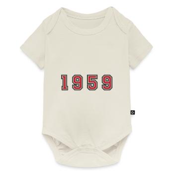 1959 year number - Baby Premium short-sleeve bodysuit - off white - Front