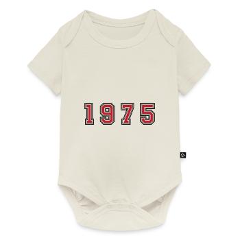 1975 year number - Baby Premium short-sleeve bodysuit - off white - Front