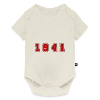 1941 Year Number - Baby Premium short-sleeve bodysuit - off white - Front