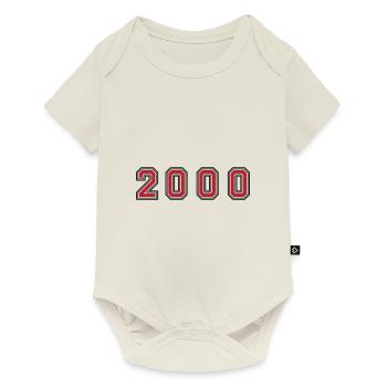 Numéro de l’année 2000 - Body à manches courtes Premium Bébé - blanc cassé - Devant