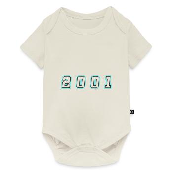 Numéro de l’année 2001 - Body à manches courtes Premium Bébé - blanc cassé - Devant