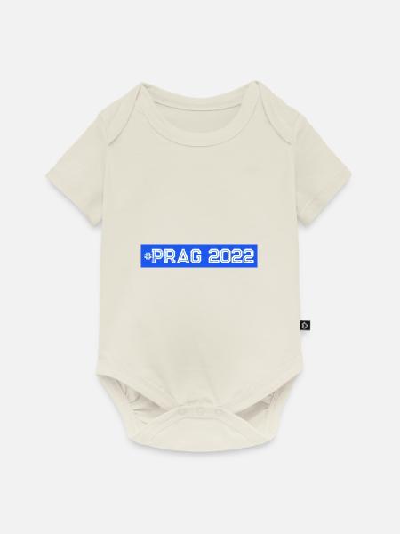 Prag 2022 - Baby Premium Kurzarmbody - Naturweiß