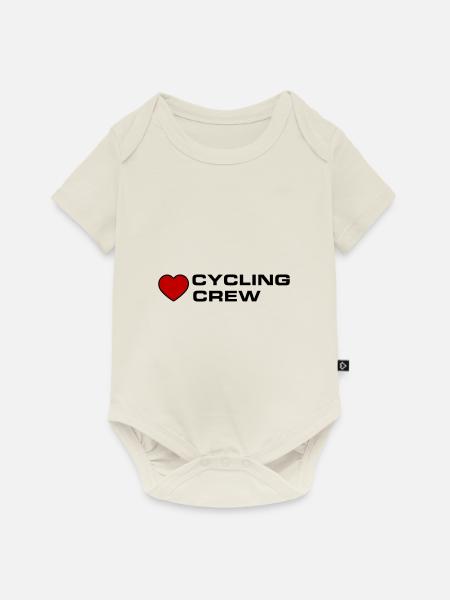 Cycling Crew - Baby Premium Kurzarmbody - Naturweiß