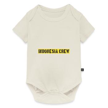 Indonesia Crew - Baby Premium Kurzarmbody - Naturweiß - Vorne