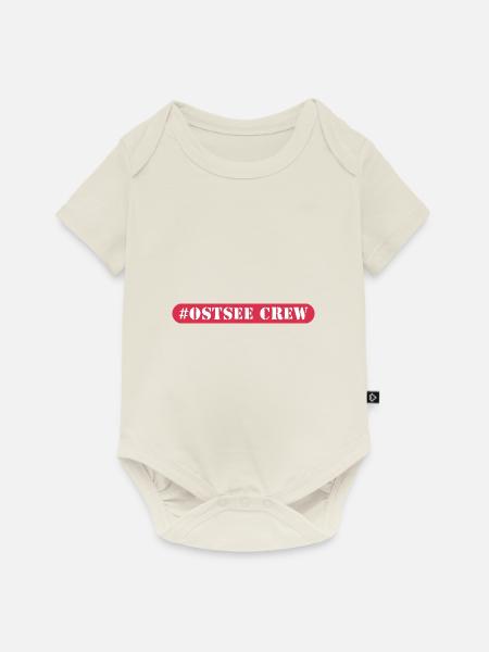 Ostsee Crew - Baby Premium Kurzarmbody - Naturweiß